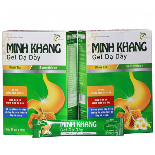 Gel dạ dày Minh Khang - Hỗ trợ giảm các triệu chứng do viêm loét dạ dày