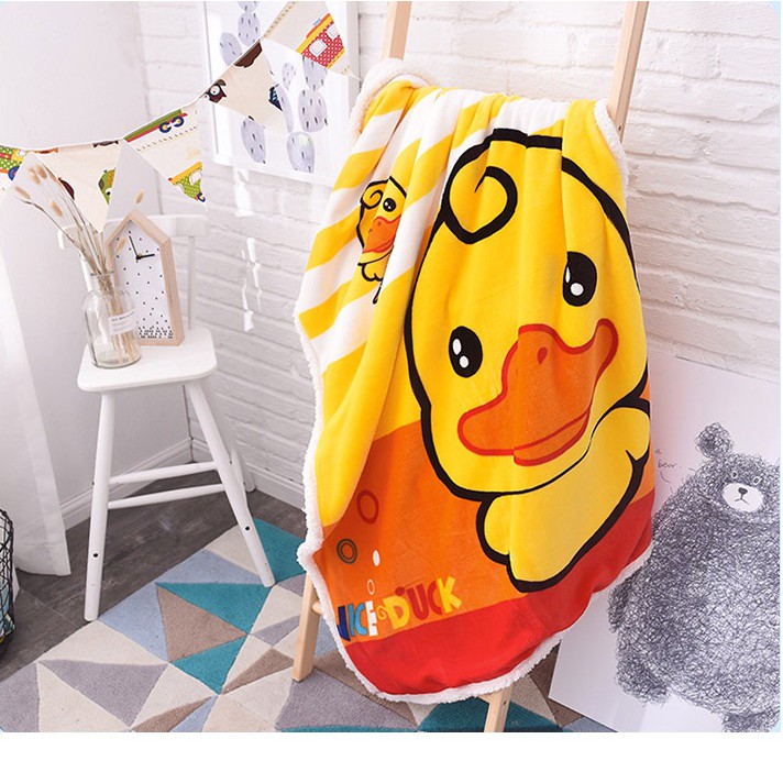 Chăn đắp lông cừu siêu mềm cho bé 1mx1m4