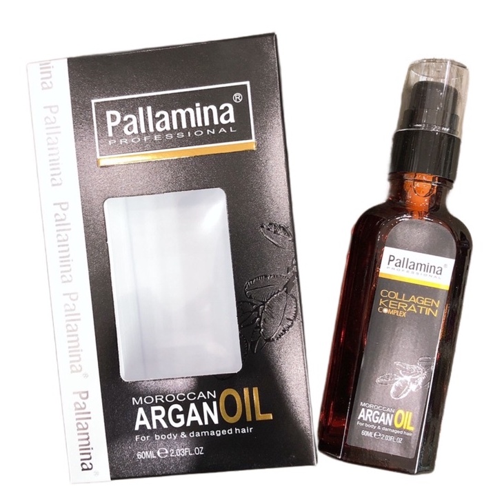 Tinh dầu dưỡng tóc PALLAMINA Collagen Keratin Complex 60ml