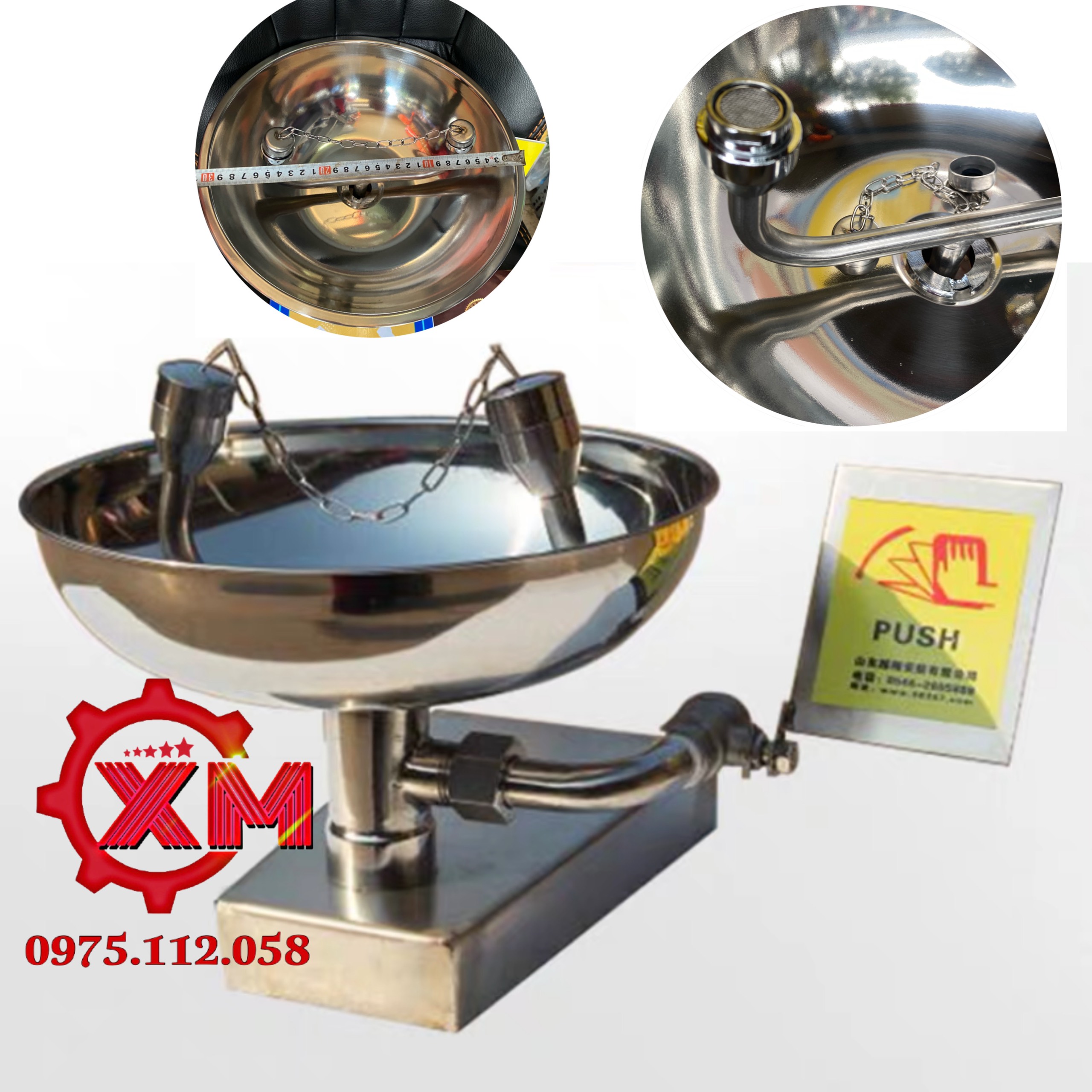 Vòi rửa mắt khẩn cấp , bình rửa mắt di động 8 lít