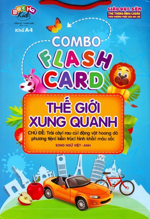 Combo flash card thế giới xung quanh - bộ 7 chủ đề - thành luân,công cát