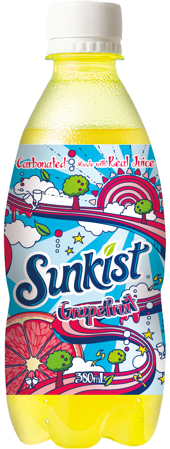 [Date T3.2022]NƯỚC GA CÓ VỊ BƯỞI SUNKIST 380ML