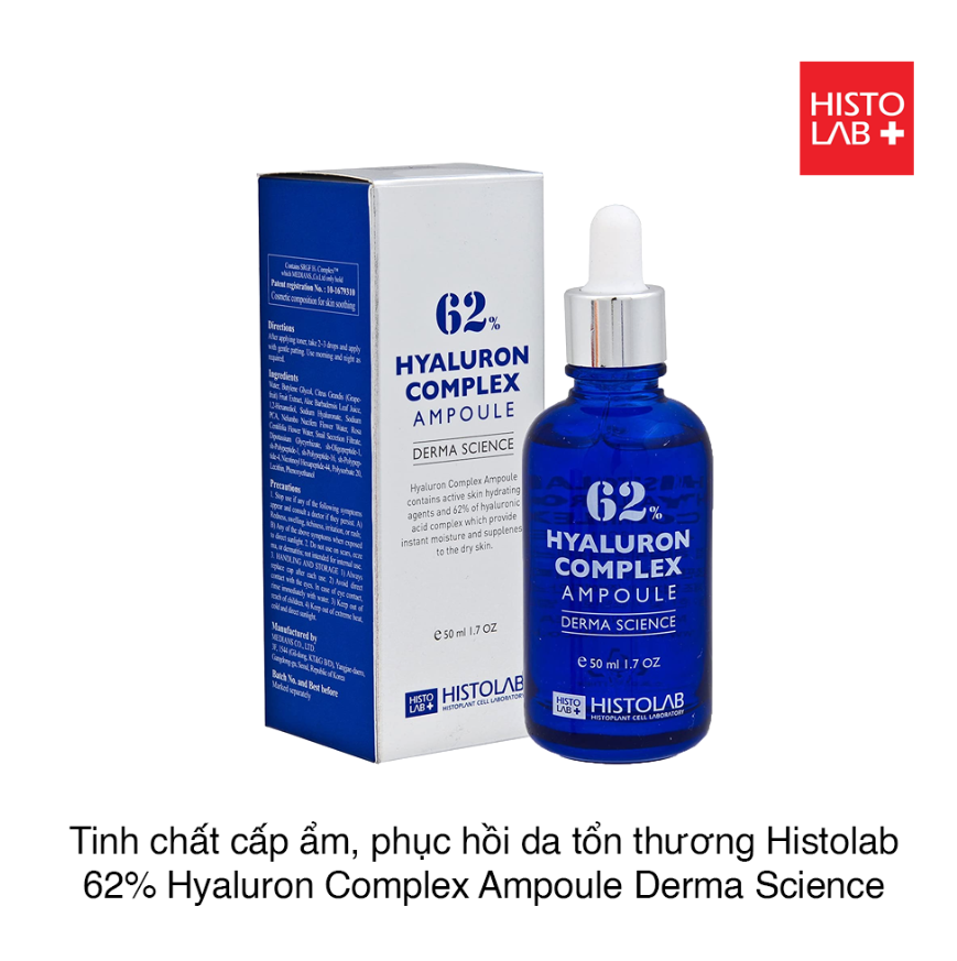 Tinh Chất Histolab 62% Hyaluron Complex Cấp Ẩm, Phục Hồi Da - 50ml