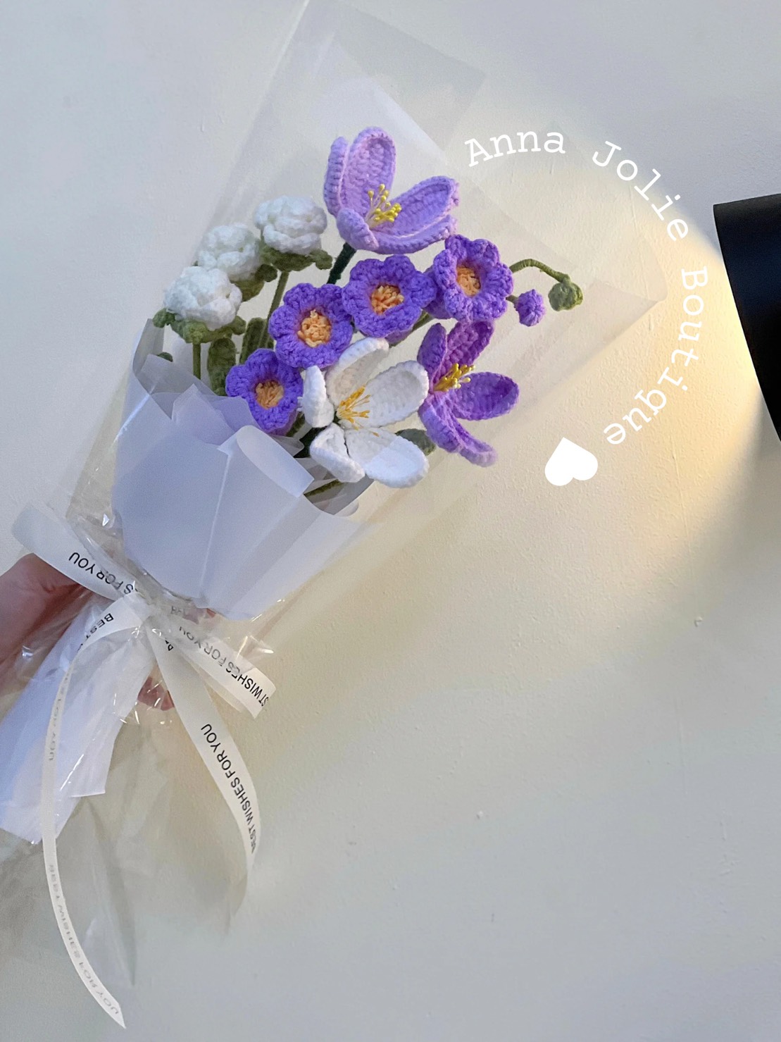 Bó hoa len handmade nhiều mẫu