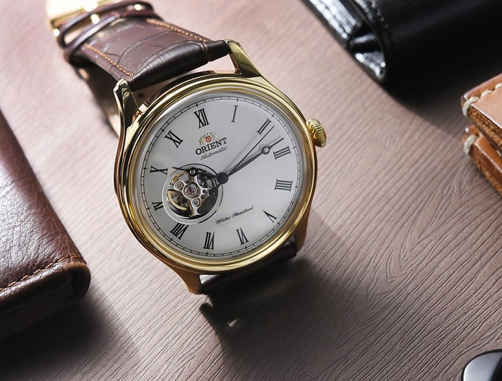 { RẺ VÔ ĐỐI }{ BẢO TÍN ĐỒNG HỒ SHOP SỊN LAZADA }  Đồng hồ nam dây da Orient Caballero { orient patek seiko sk }