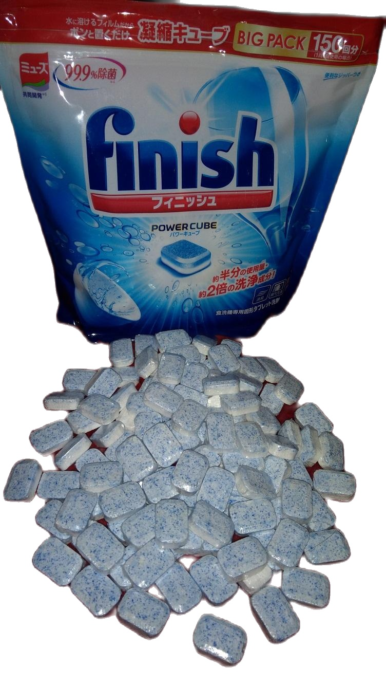 Viên rửa chén bát Finish túi 150 viên ( Xuất Xứ Nhât )