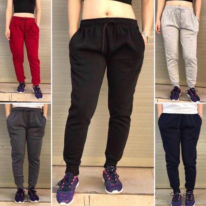 Quần jogger nam nữ thun da cá/nỉ bigsize thể thao