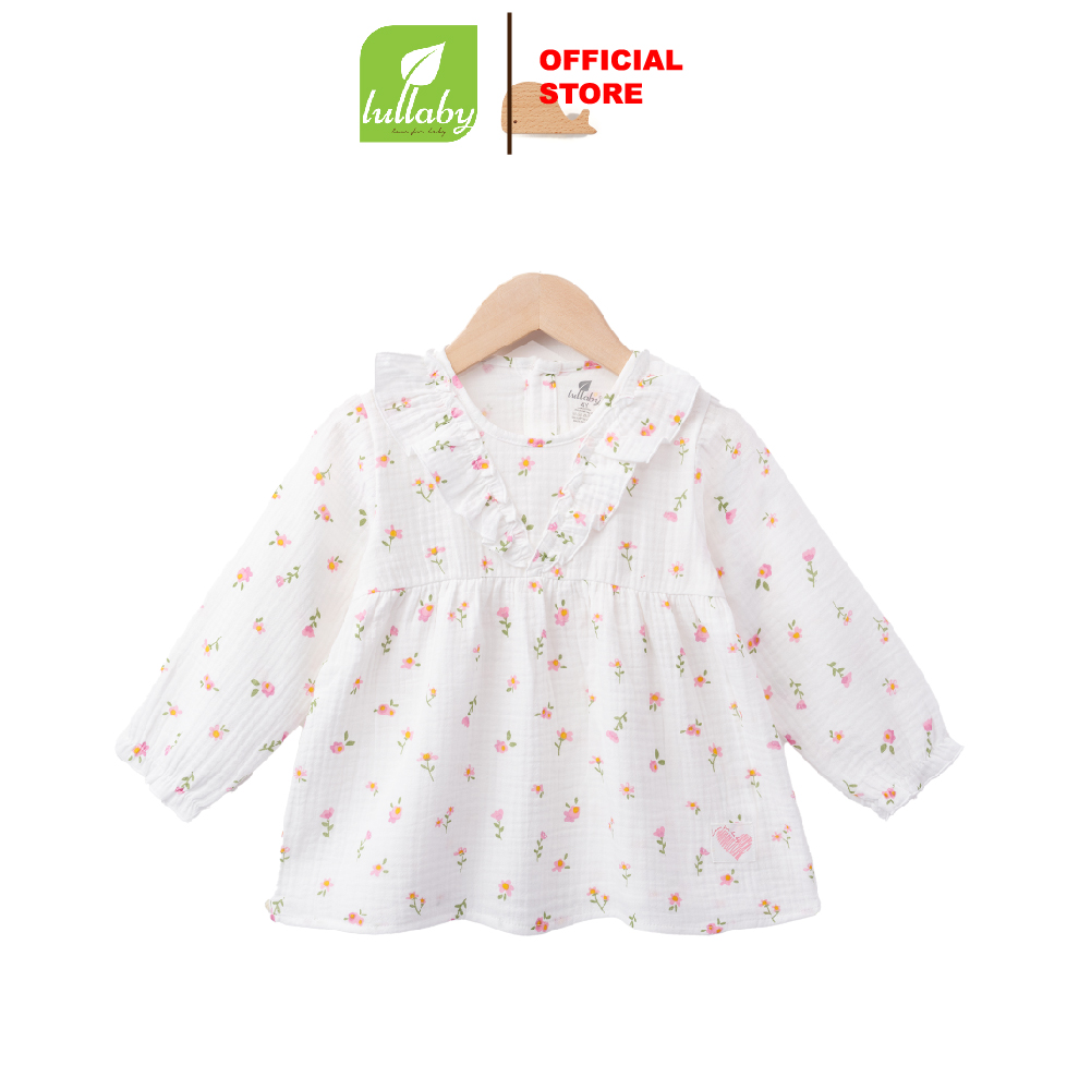 Lullaby - áo bé gái dài tay nh258v