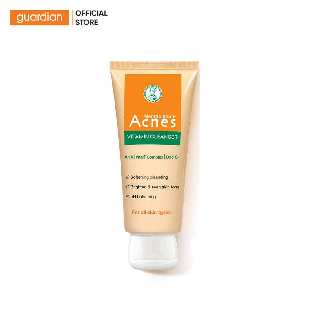 Kem Rửa Mặt Vitamin Cleanser Acnes 100Gr