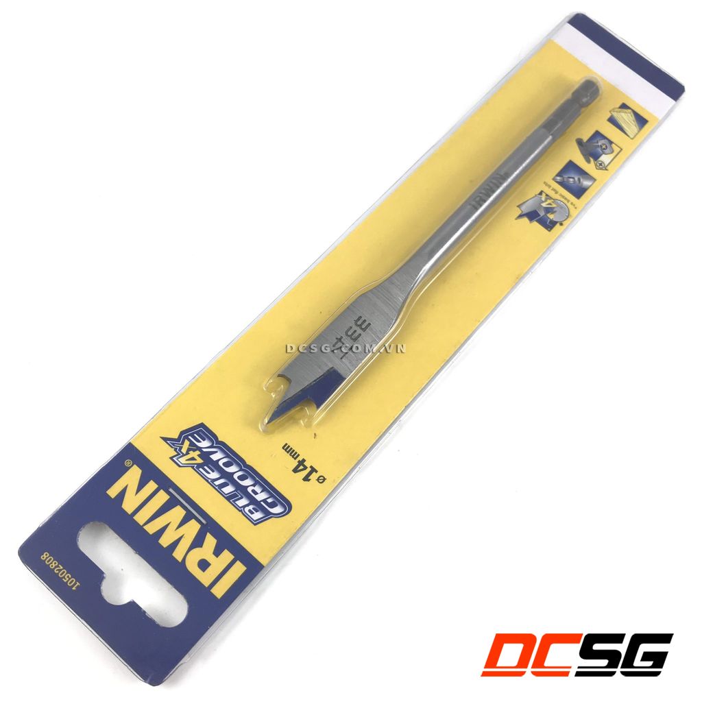 Mũi khoan gỗ đuôi cá 14mm Irwin 10502808