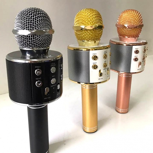 Micro Hát Karaoke - Mic Hát Không Dây Bluetooth
