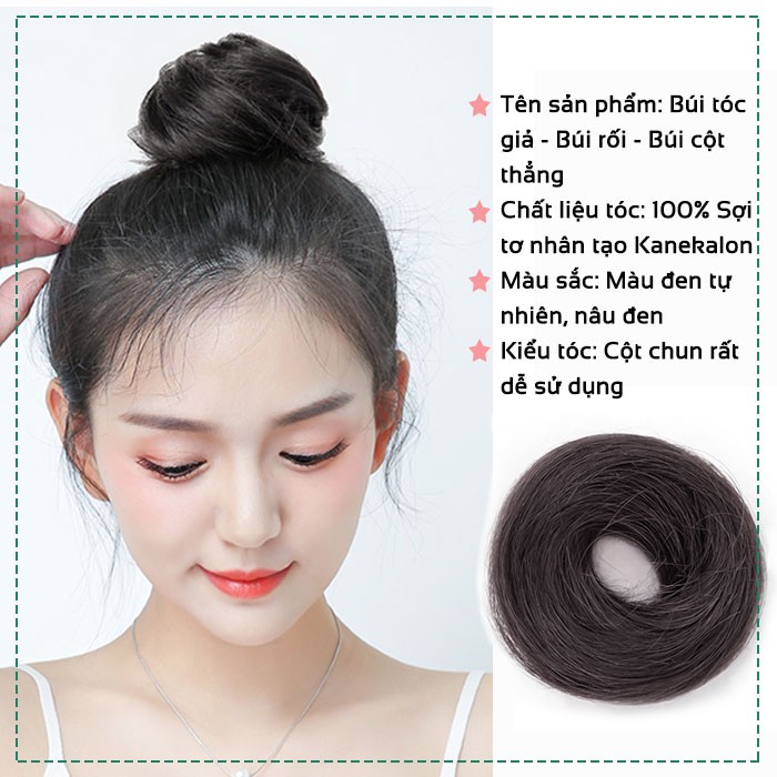 Búi rối tóc giả thời trang