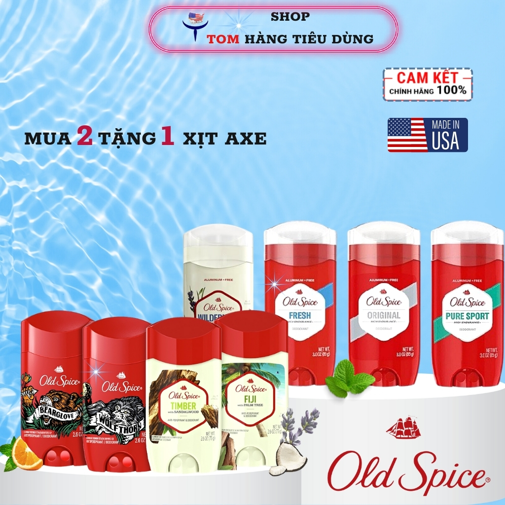 Sáp khử mùi Old Spice Hàng Mỹ