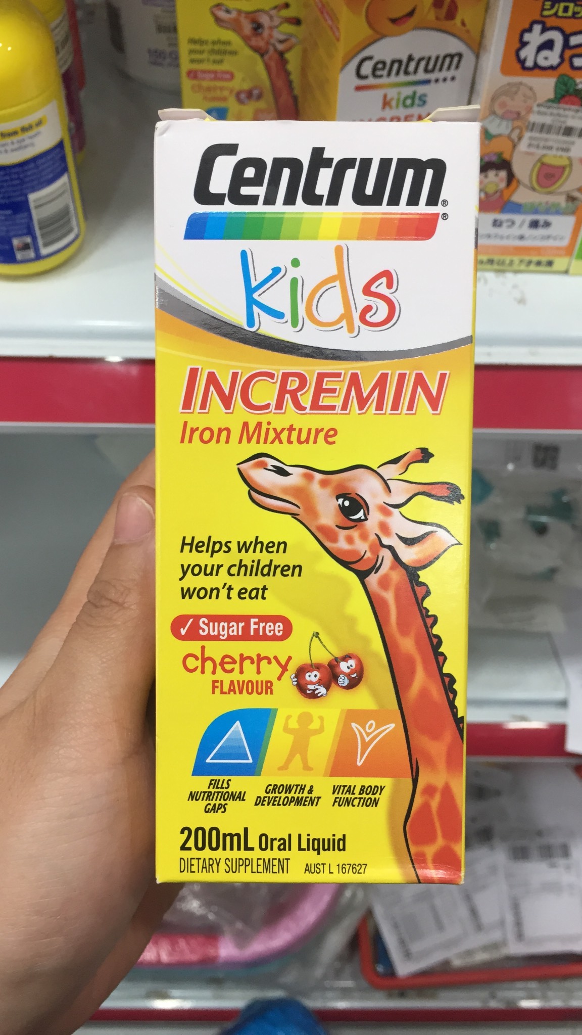 Centrum Kids Incremin – Vitamin Dành Cho Bé Biếng Ăn