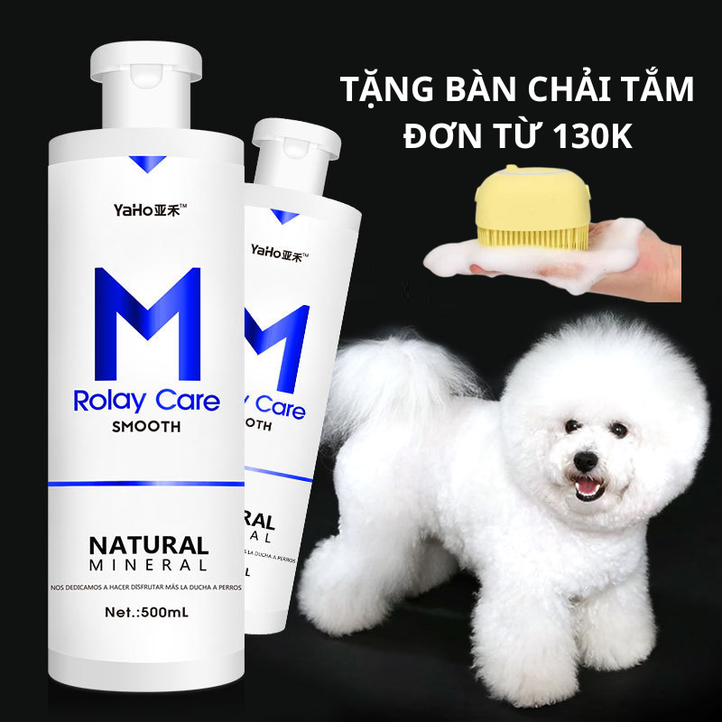 Sữa tắm cho chó lông trắng Yaho M Rolay Care chai 500ml