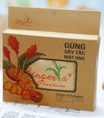 [HCM]HỘP GỪNG SẤY TẮC MẬT ONG 70GR