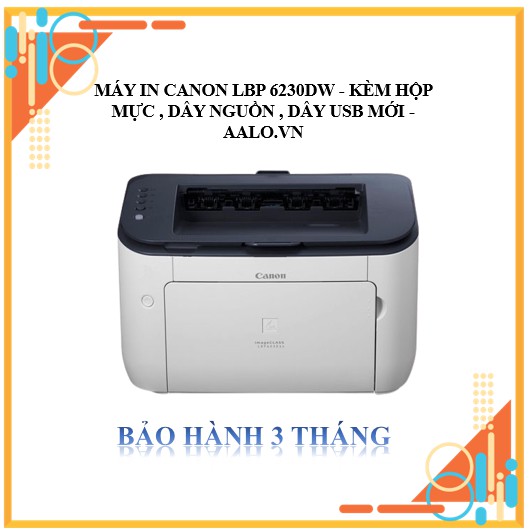 [Trả góp 0%]MÁY IN CANON LBP 6230DW - KÈM HỘP MỰC  DÂY NGUỒN  DÂY USB MỚI - AALO.VN