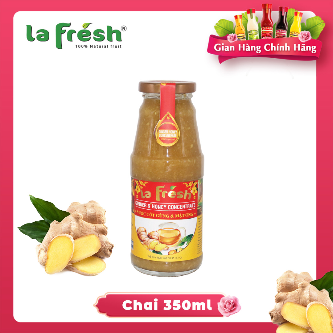 [HCM]Gừng Mật Ong Lafresh Đà Lạt 350ml