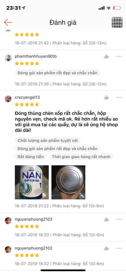 [Date 2022]Sữa Bột Nan Nga 800gr