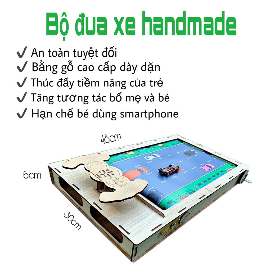 Bộ Đồ Chơi Đua Xe Handmade