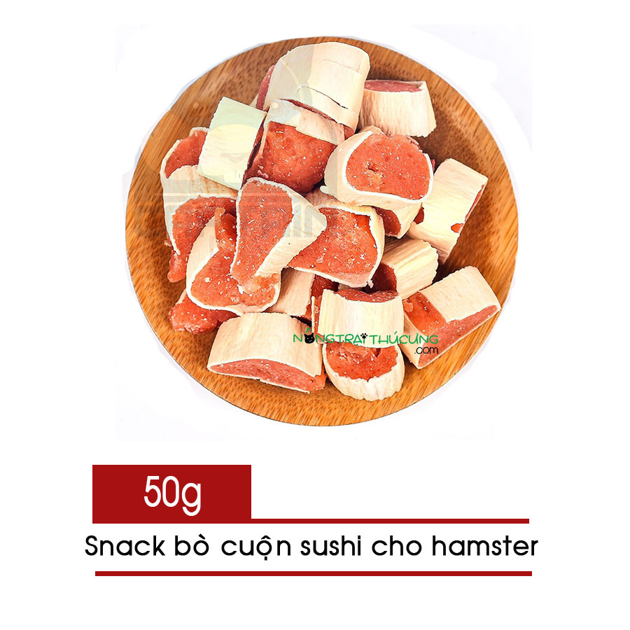 Snack Bò Cuộn Sushi Dinh Dưỡng Cho Hamster 50gr - [Nông Trại Thú Cưng]
