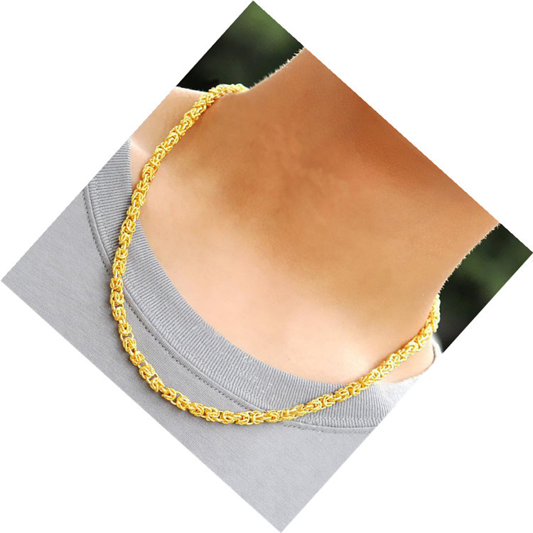 Dây chuyền nam rồng mạ 24K - S115