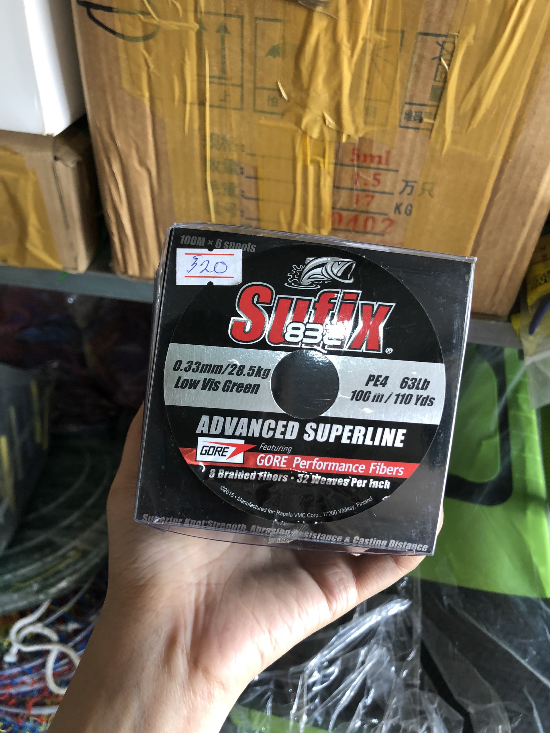 Dây dù Câu Cá Sufix 832 Advanced Superline 100m