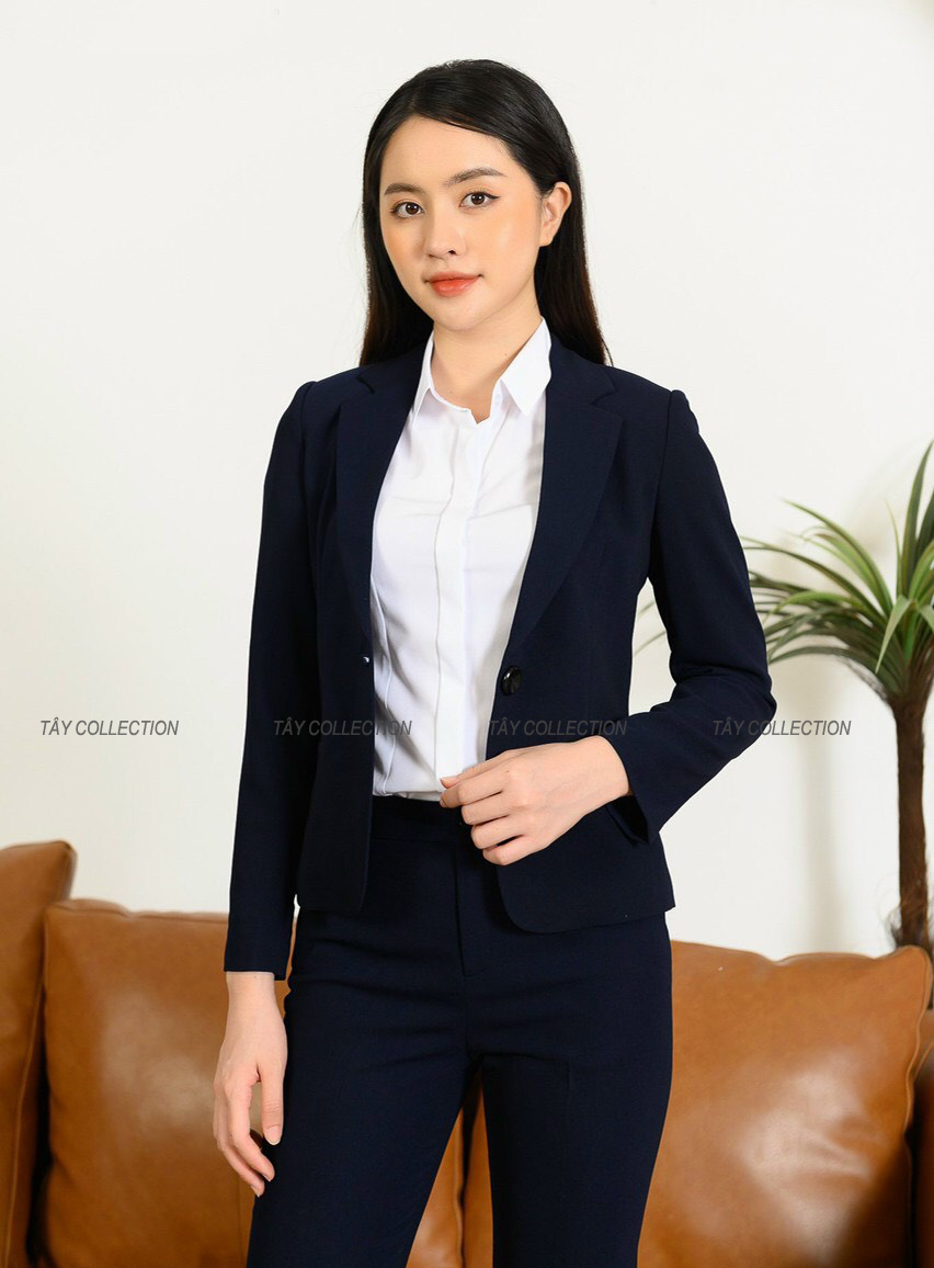 Áo vest nữ công sở 2 lớp cao cấp Tây Collection