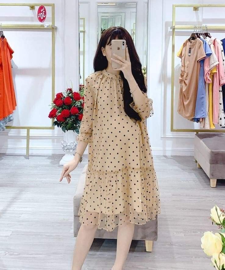 VÁY BẦU XINH CHẤT MÁT