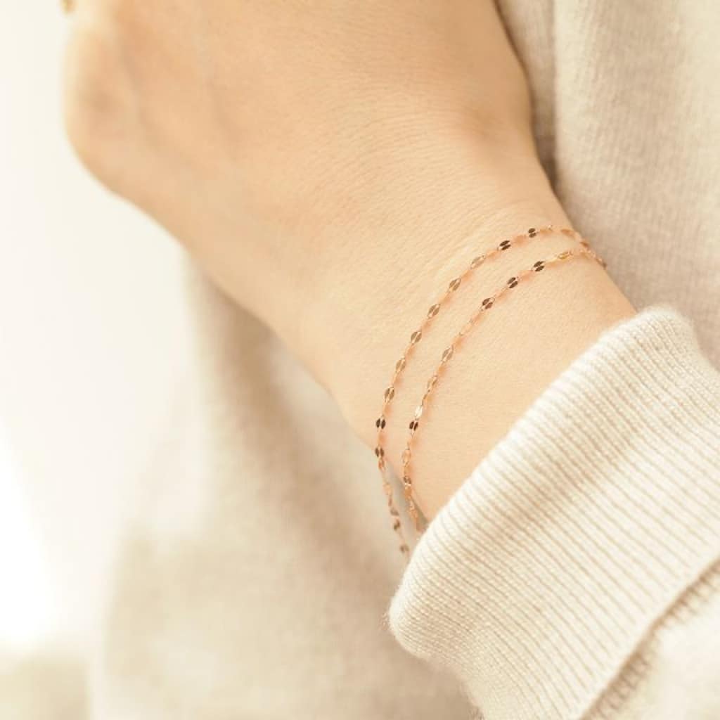 Lắc Tay Vàng 14K (2 vòng) - MOON Jewelry