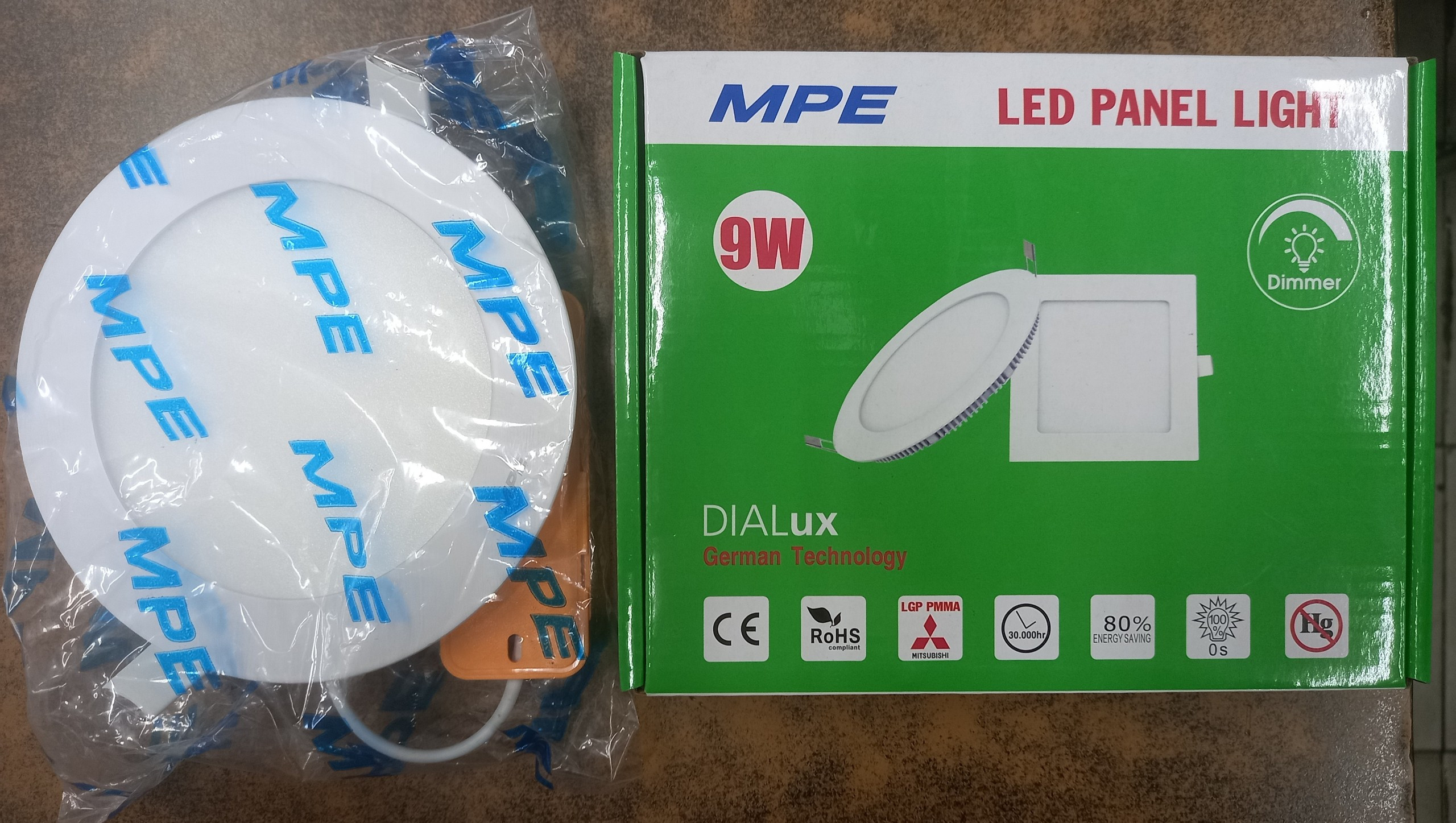 Đèn led âm trần 9W MPE Quận 5