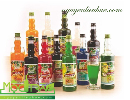 Siro/Sirup Thái Dingfong chai 760ml ( Đủ mùi)