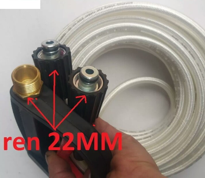 Dây xả nước máy rửa xe 20m + đầu nối