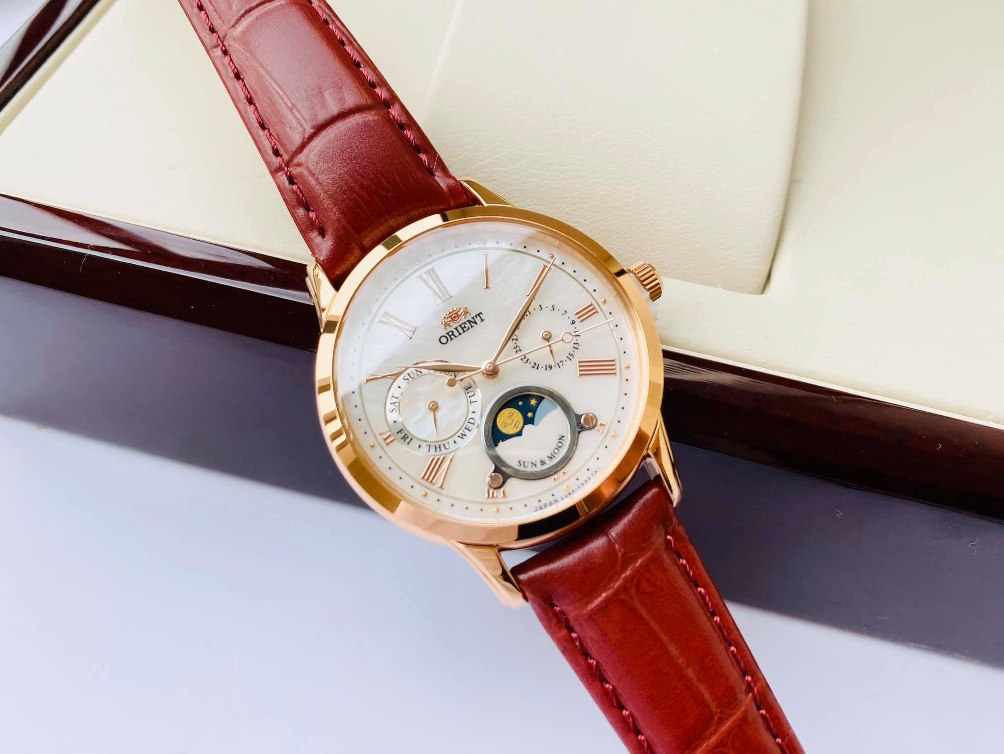Đồng hồ nữ ORIENT SUN & MOON NỮ RA-KA0001A10B