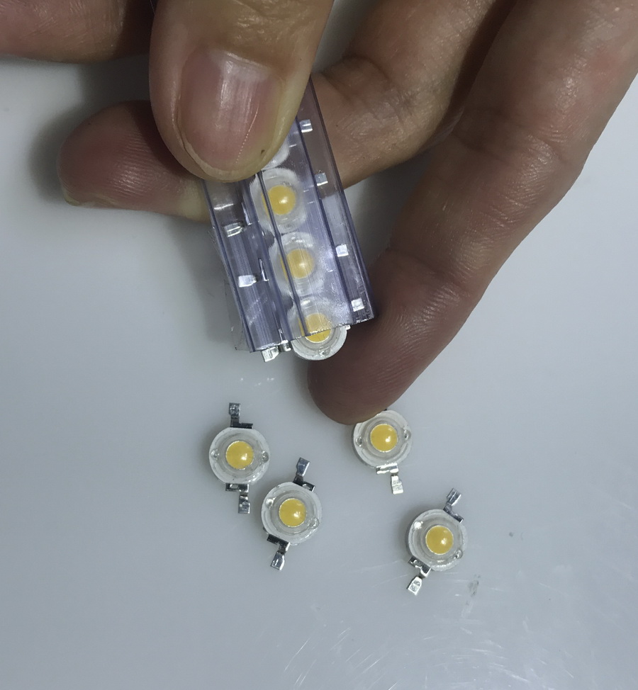 Combo 10 led Luxeon 3W, không đế, SenY