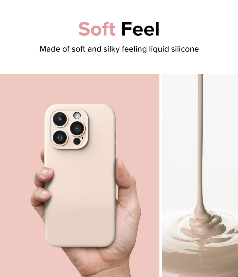 Ốp lưng iPhone 15 Pro Max/15 Pro/15 Plus/15 RINGKE Silicone Magnetic