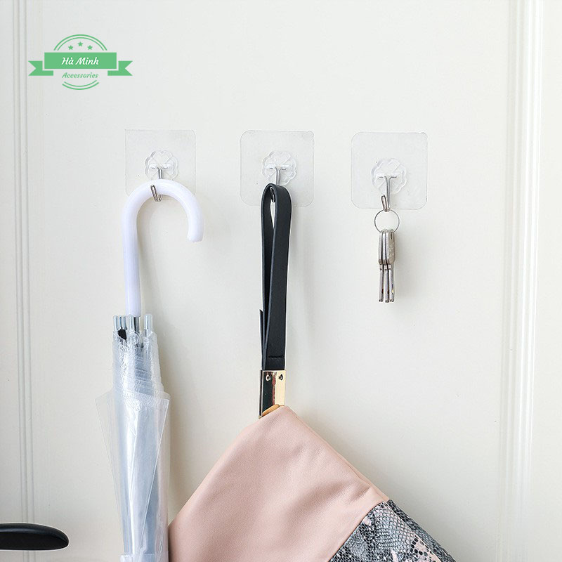 Combo 10 Móc dán tường chịu lực siêu chắc