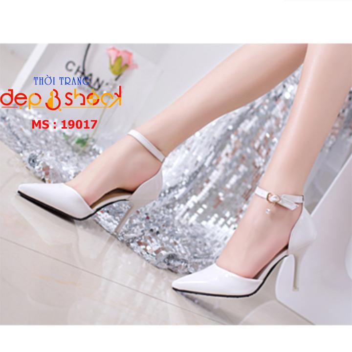 Sandal cao gót 7 phân bít mũi mang êm chân có big size