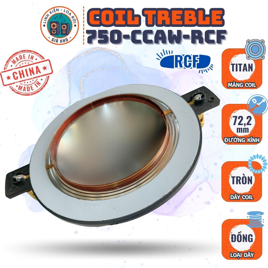Coil Loa Treble 750 - Titanium - Made in China