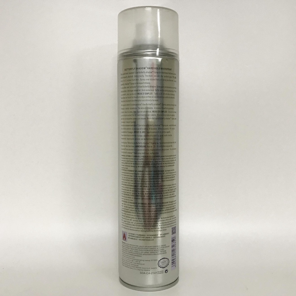 Gôm Xịt Tạo Kiểu Tóc Butterfly Shadow 600ml (Keo Bạc hàng Loại 1)