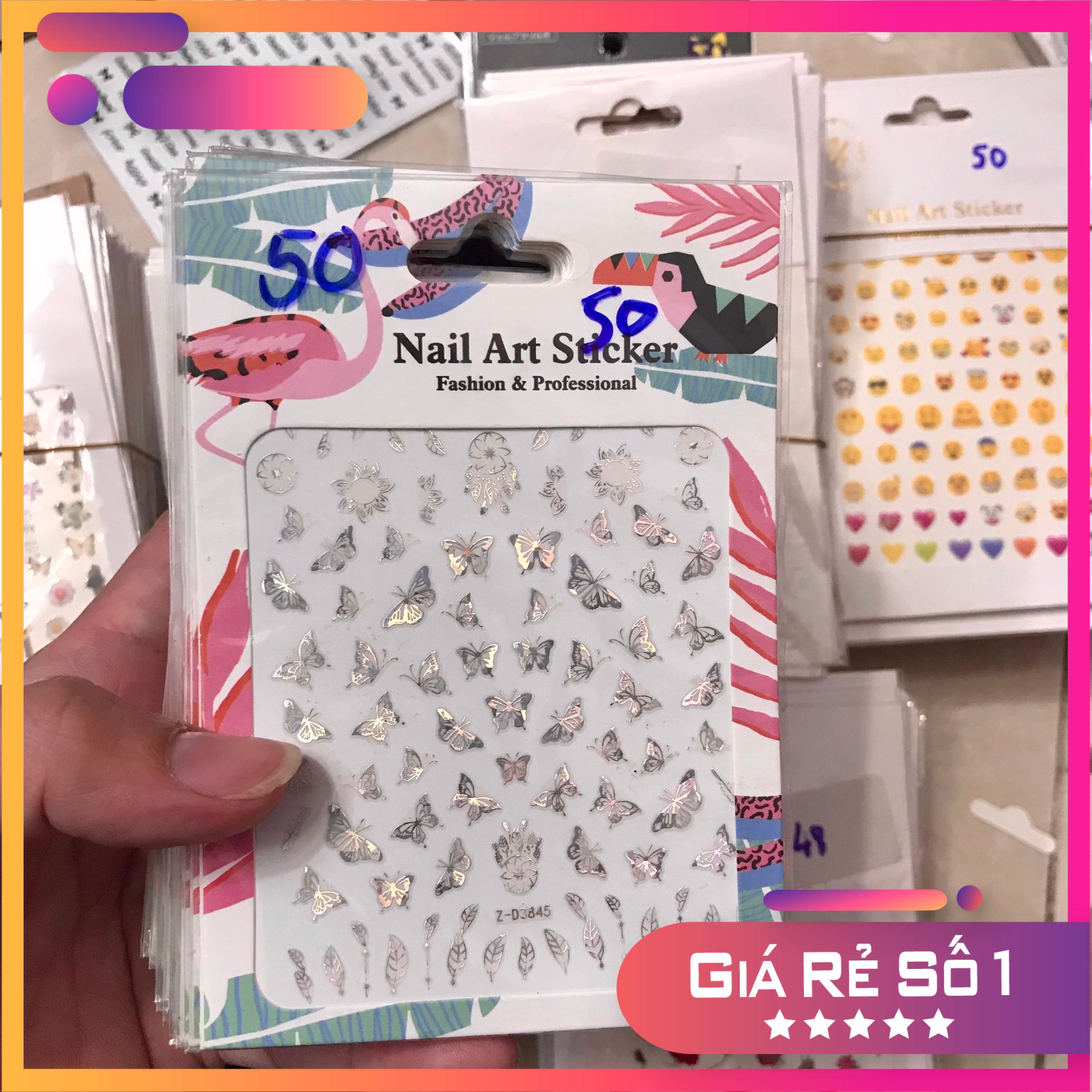 Nail sticker dán móng tay - Chân - HOT 6