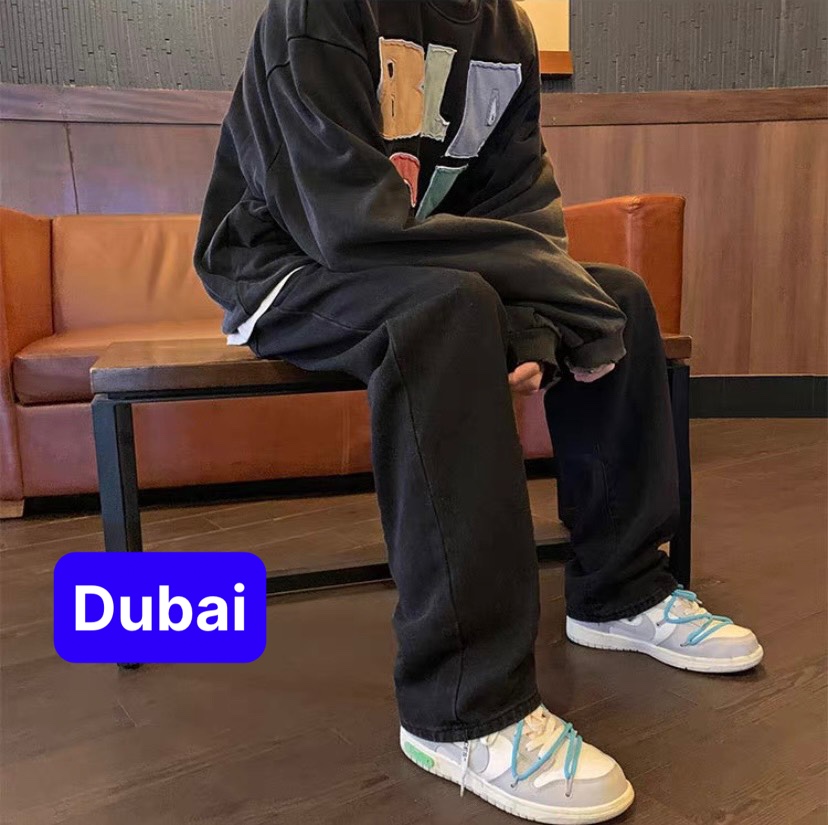 Quần baggy nam nữ Unisex ống rộng suông kaki - Kiểu quần Kaki Nam Nữ Ống Suông Basic Unisex Phong cach hot hit - Dubai Fashion