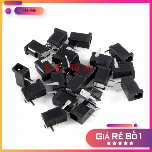 JACK NGUỒN DC CÁI 3.5X1.3MM CHÂN HÀN