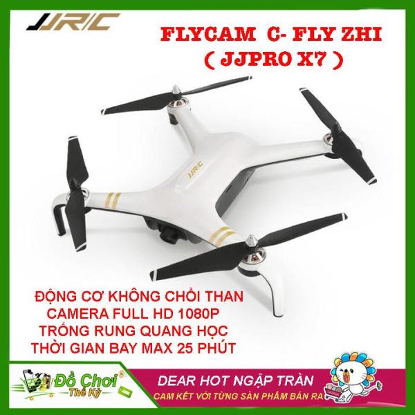Máy bay flycam C - FLY ZHI ( JJRC JJPRO X7 ), Động cơ không chổi than,Bay 25 phút tầm xa 800m, 2 GPS, Camera Full HD 1080P ( Đối Thủ Của MJX BUGS 5W, bugs 2se, bugs 3 pro, jjpro x5 )