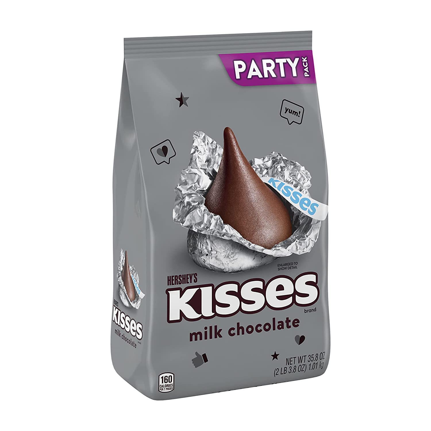 Socola HERSHEY'S KISSES Milk Chocolate Candy 1.01kg