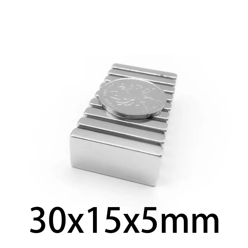 Nam châm đất hiếm kích thước 30x15x5mm hút siêu khỏe