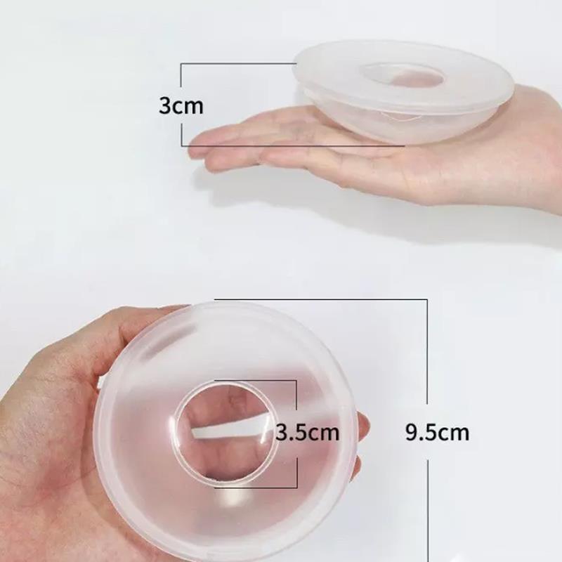 Miếng lót ngực hứng sữa Silicon Babuu( Hộp 2 chiếc)