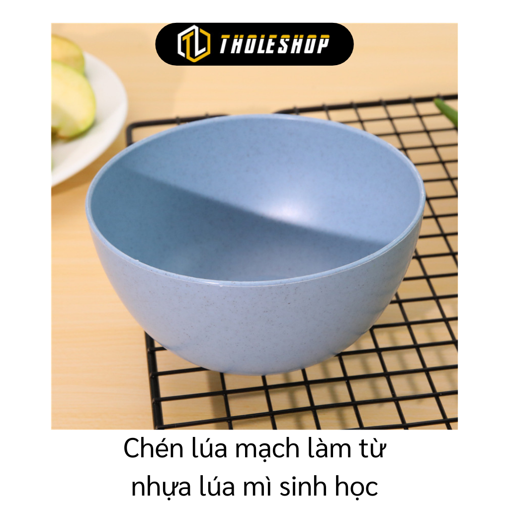 Chén lúa mạch - Chén ăn cơm nhựa lúa mạch đựng thức ăn đẹp - Chén ăn dặm lúa mạch cho bé, an toàn