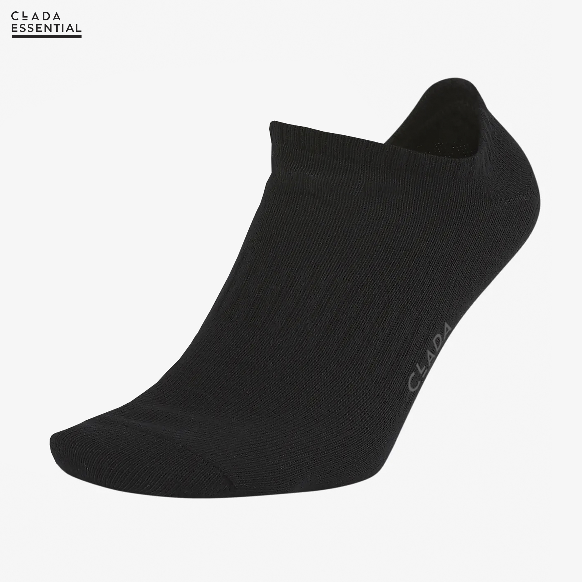 Tất Lười Cotton CLADA Essential - Đen