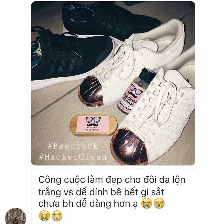 Bộ vệ sinh giày túi chuyên dụng HACKER CLEAN